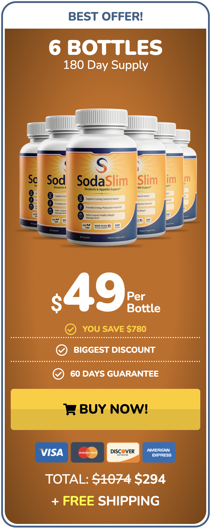 Retride buy now 6 bottles